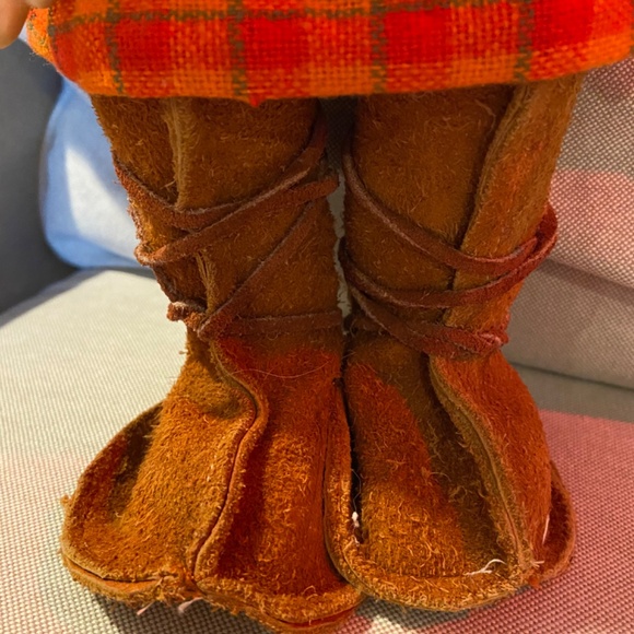 Little Miss No Name Doll  dress Panties 1965 Hasbro suede boots big sad eyes htf - Picture 3 of 6